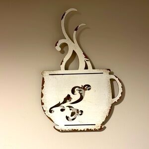Rustic Coffee Cup Wall Decor